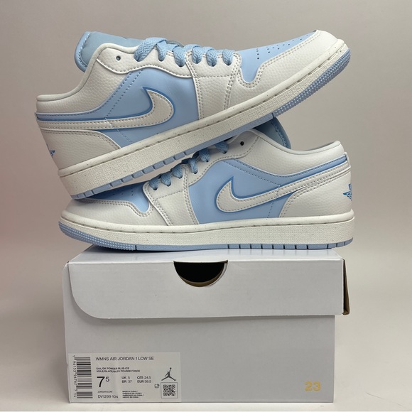 Nike Air Jordan 1 Retro Low WMNS “Ice Blue/Powder Blue” 2023 - Picture 3 of 4